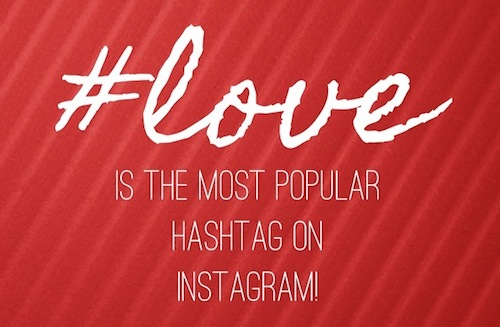 love hashtag